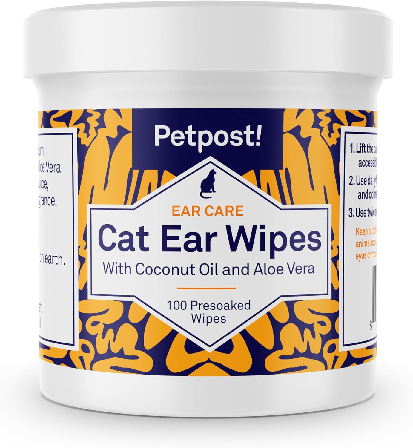 Lingettes pour Chat Oreilles x100