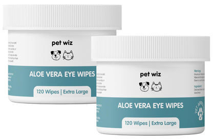 Lingettes pour Chat - Yeux à l'aloe Vera 240 Lingettes