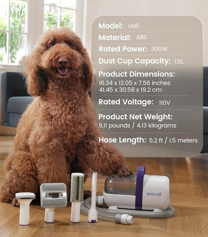 Toilettage chat Tondeuse Aspirateur