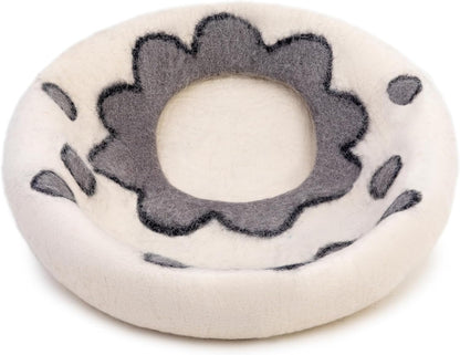 Panier Chat Coussin 100% Laine Mérinos