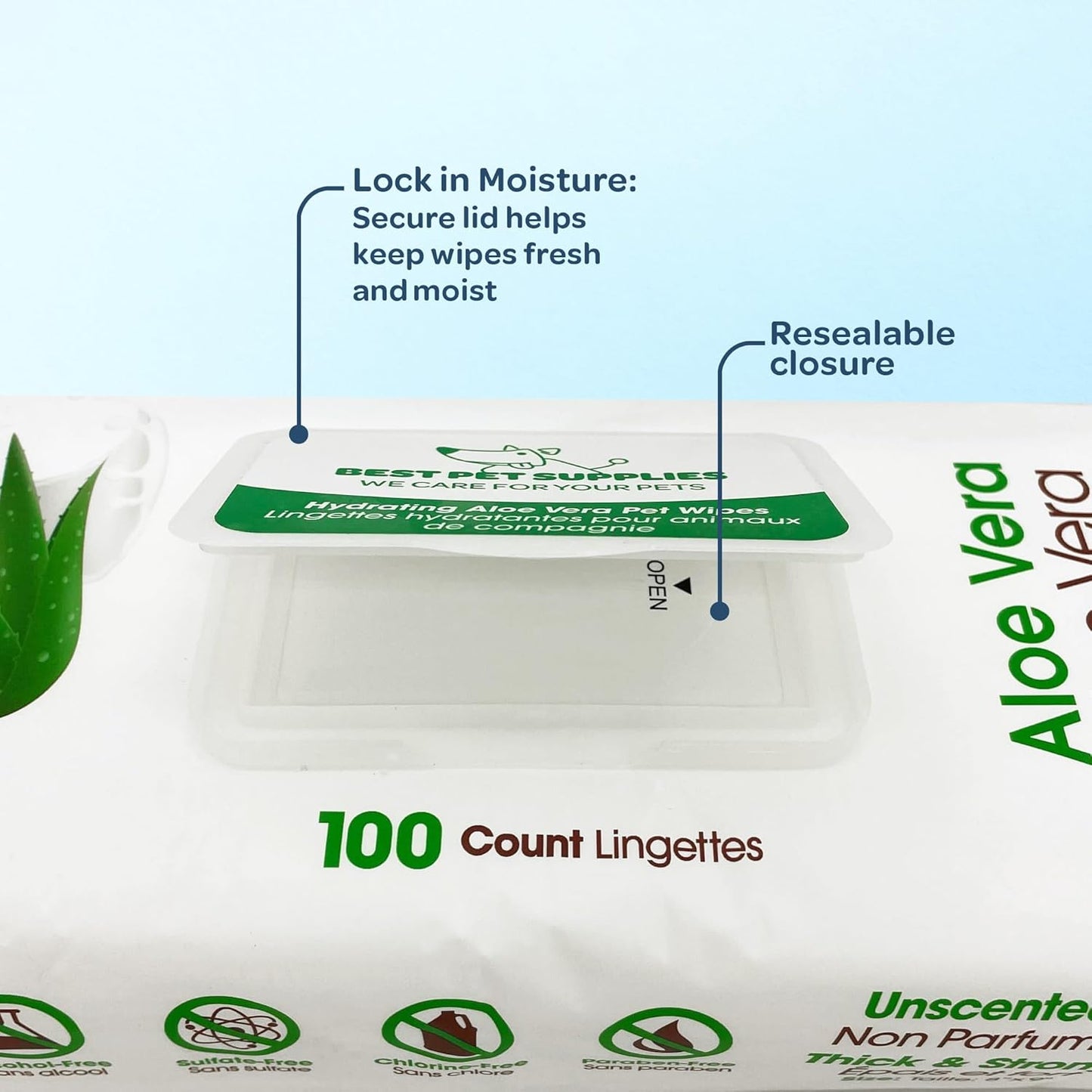 Lingettes pour Chat x100
