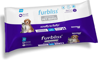 Lingettes pour Chat déodorant Naturel Non parfumé