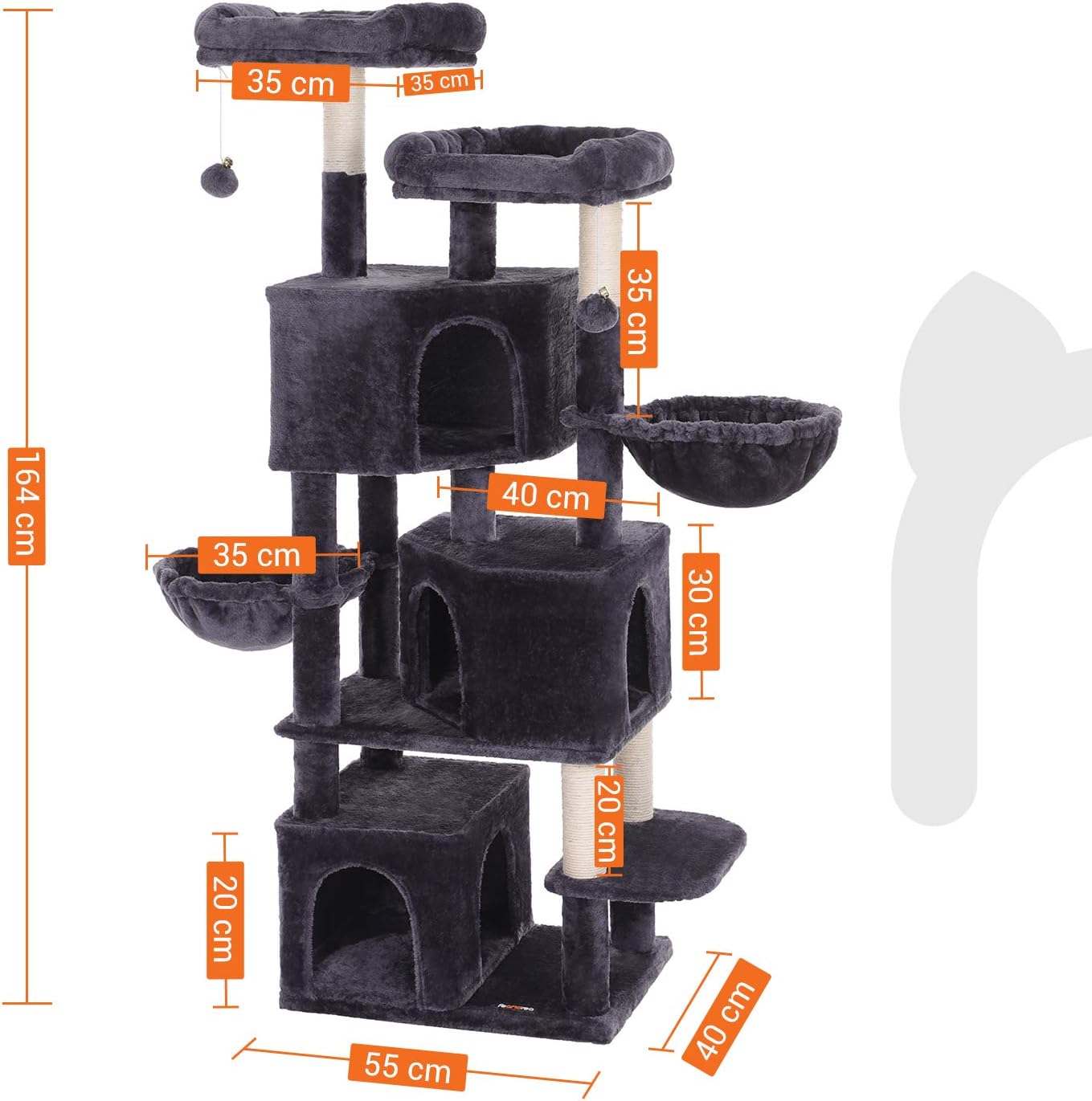 Arbre à Chat XXL 164 cm