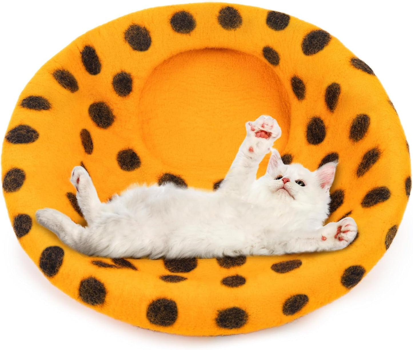 Panier Chat Coussin 100% Laine Mérinos