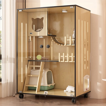 Enclos Chat en bois
