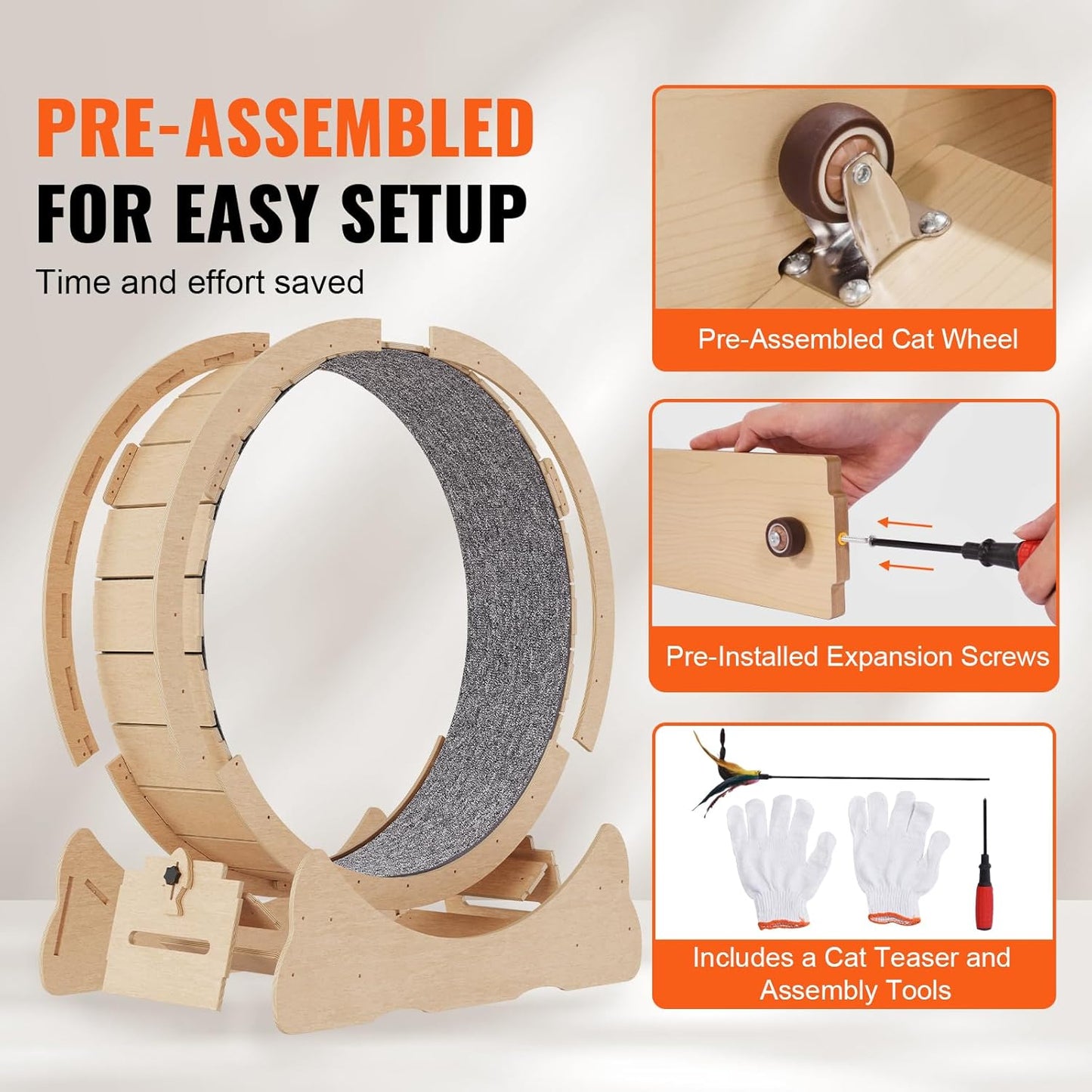Roue pour Chat 132cm