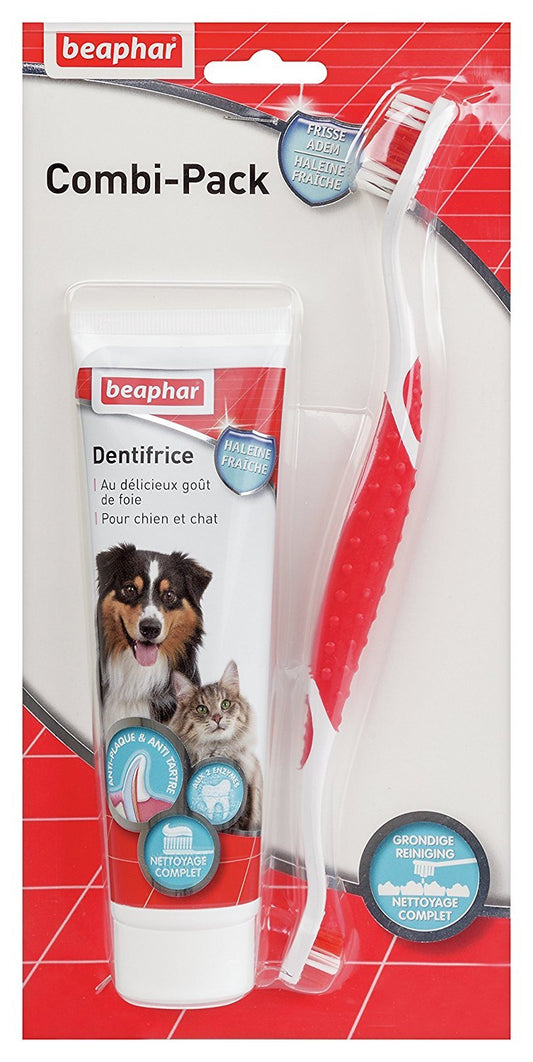 Brosse à pour dents + Dentifrice haleine fraîche