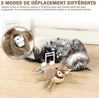 Jouet pour Chat interactif Oiseau