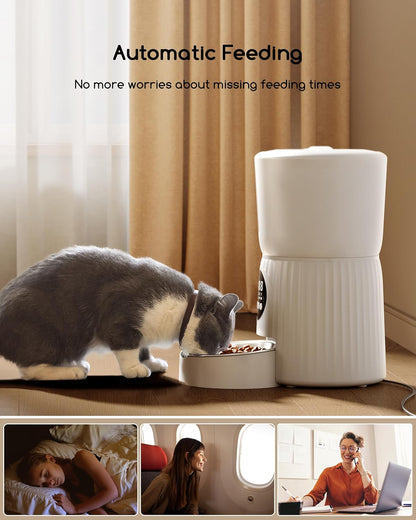 Distributeur Croquettes Chat 4L