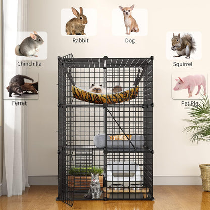Enclos Chat 72x72x104 cm