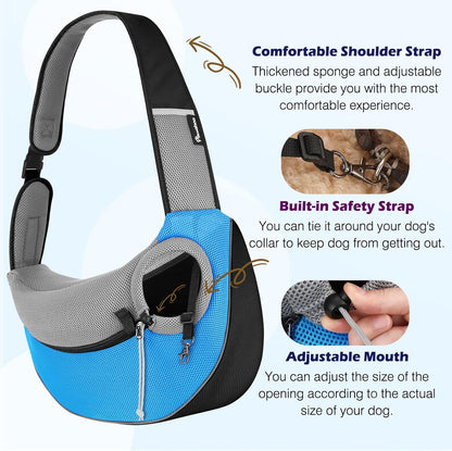 Sac Bandoulière Chat S/2.5kg M/4.5kg L/6.5kg