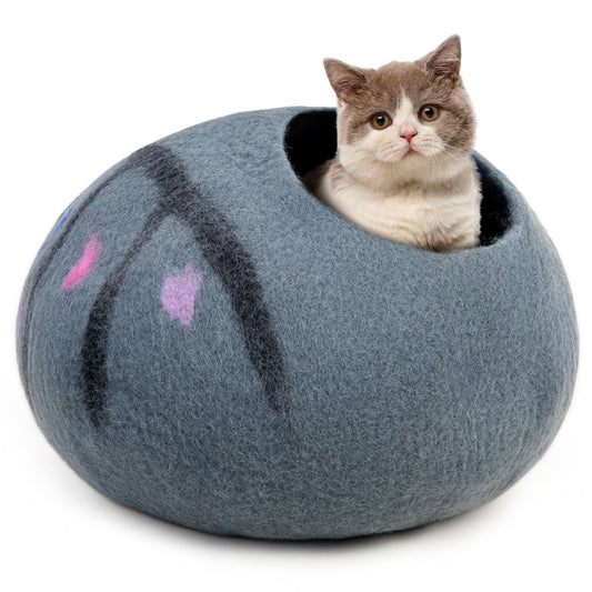 Panier Chat Coussin 100% Laine Mérinos