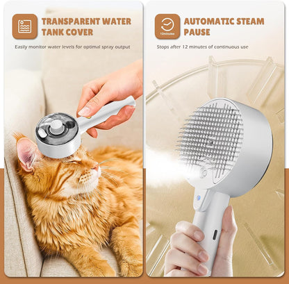 Brosse Chat Vapeur 4 en 1