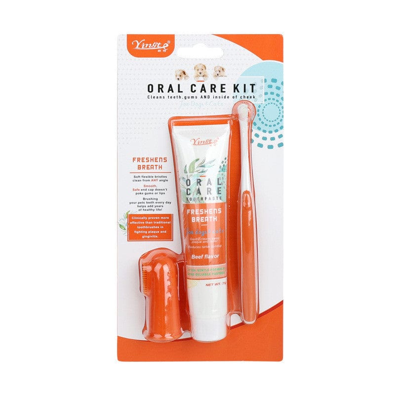 Brosse à Dent Chat Kit 3en1-🐈 Catgrip🐾🥰