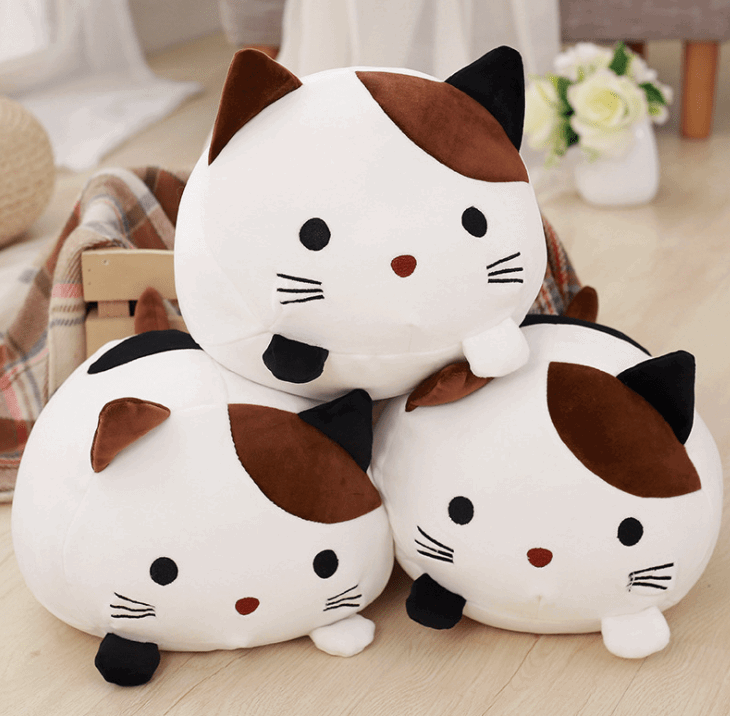 Chat Kawaii Coussin 30cm-🐈 Catgrip🐾🥰