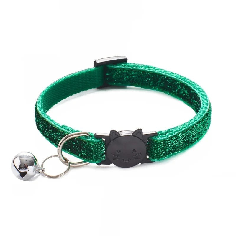 Collier Chat Brillant Clochette-🐈 Catgrip🐾🥰