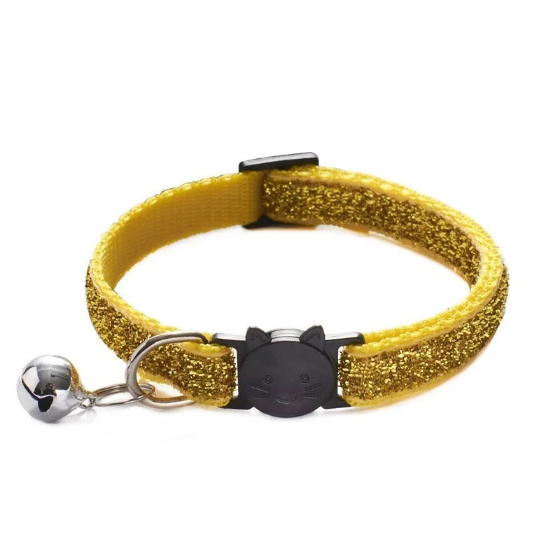 Collier Chat Brillant Clochette-🐈 Catgrip🐾🥰