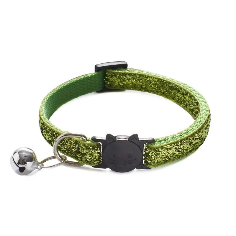 Collier Chat Brillant Clochette-🐈 Catgrip🐾🥰