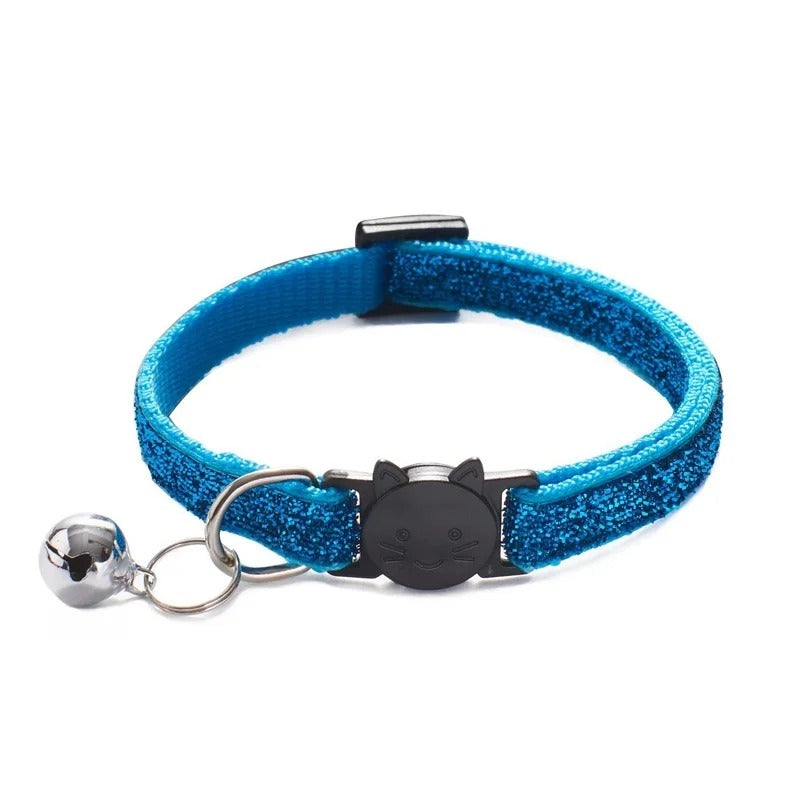 Collier Chat Brillant Clochette-🐈 Catgrip🐾🥰