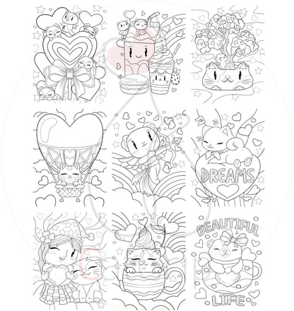 Dessin Chat Kawaii 24pages-🐈 Catgrip🐾🥰