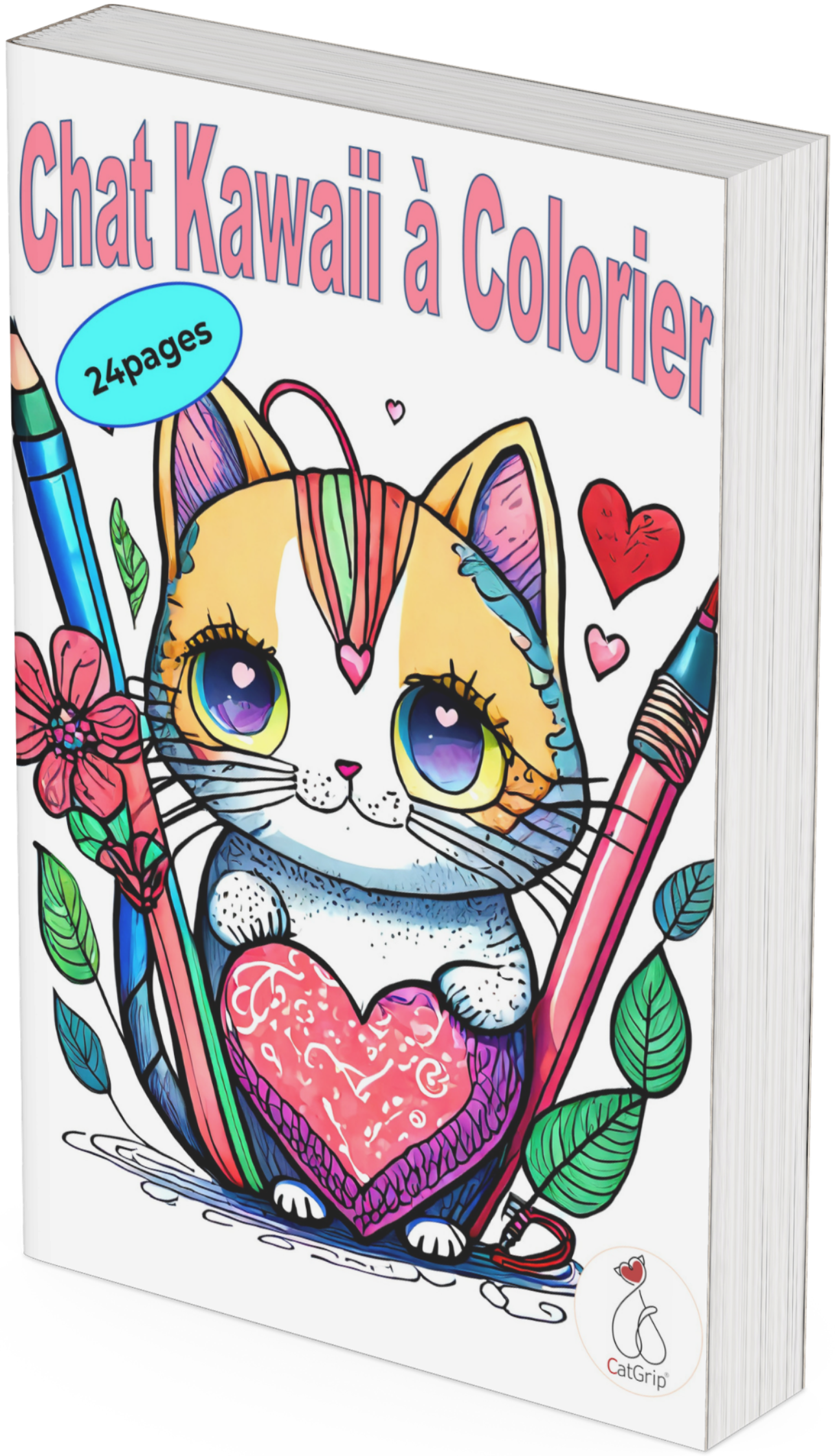 Dessin Chat Kawaii 24pages-🐈 Catgrip🐾🥰