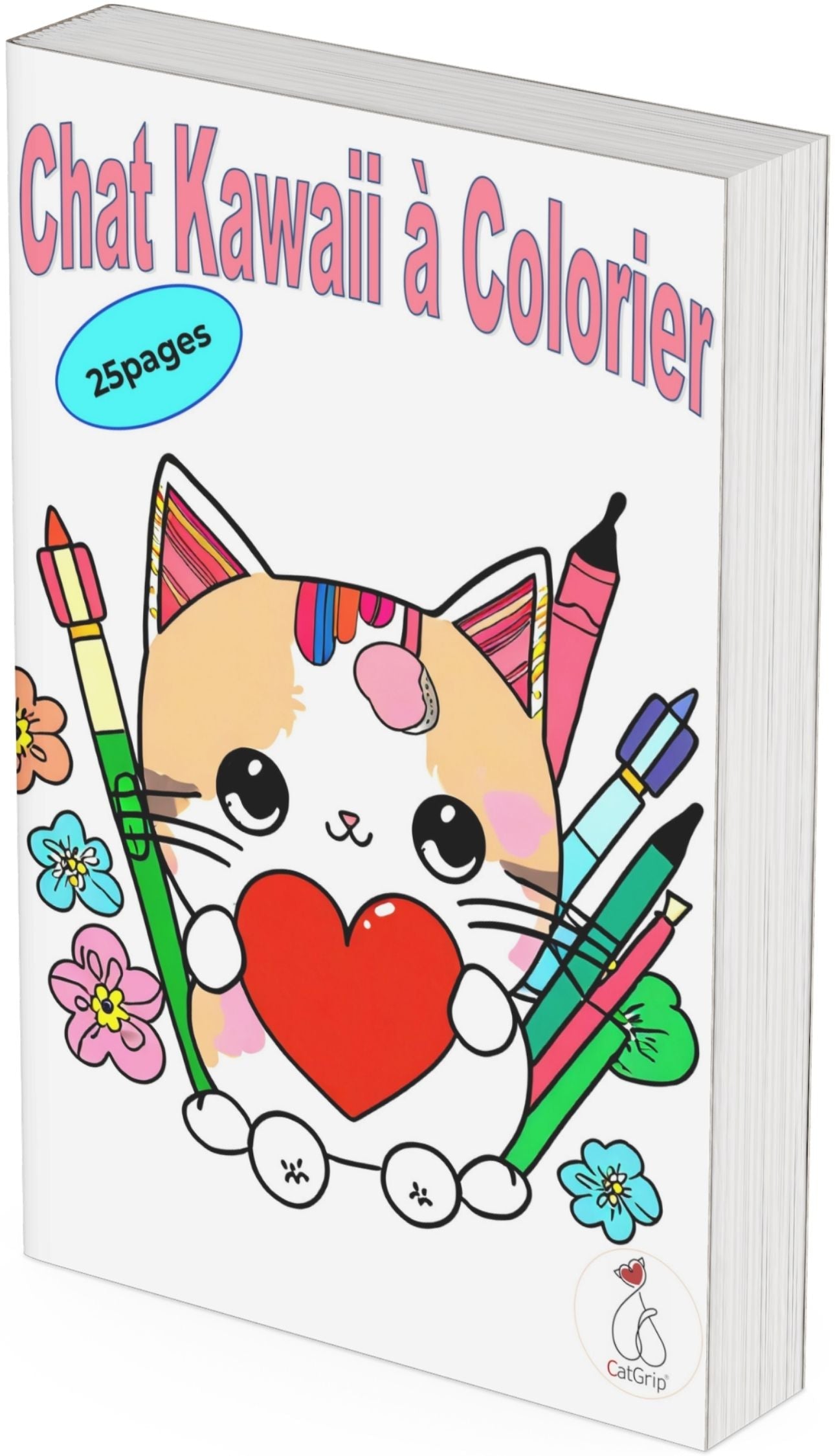 Dessin Chat Kawaii 25pages-🐈 Catgrip🐾🥰