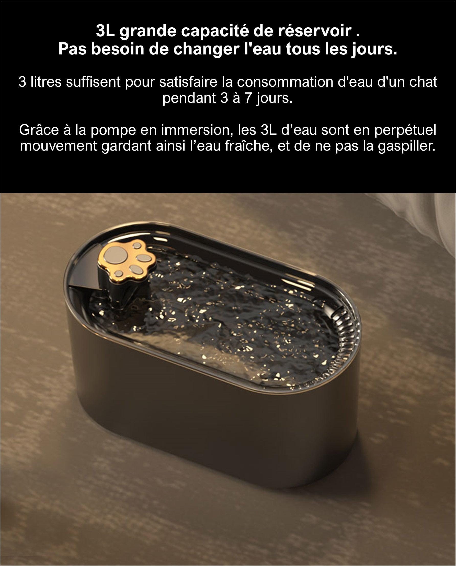 Fontaine à Eau Chat 3L Ovale Intelligente-🐈 Catgrip🐾🥰