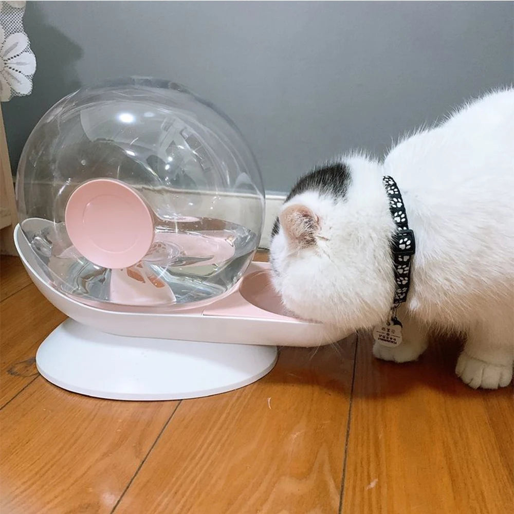 Fontaine à eau chat sans électricité 2.8L-🐈 Catgrip🐾🥰