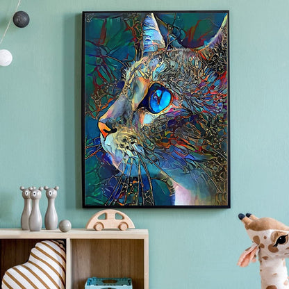 Tableau Chat Diamant-🐈 Catgrip🐾🥰