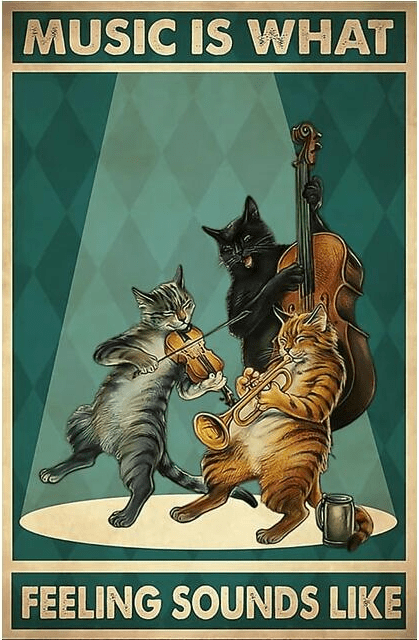 Tableau Chat Vintage-🐈 Catgrip🐾🥰