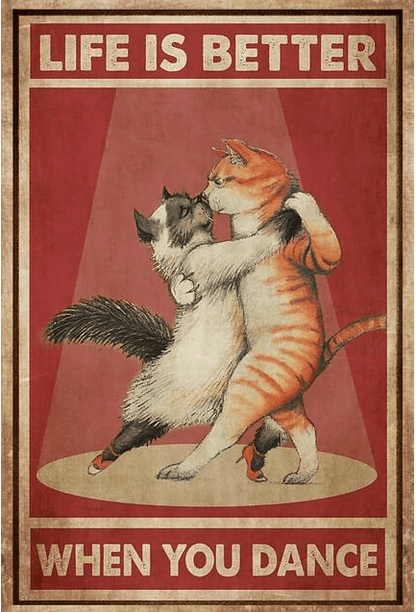 Tableau Chat Vintage-🐈 Catgrip🐾🥰